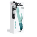 Вибратор-кролик Love To Love Hello Rabbit Menthe с гибким стволом и стимуляцией точки G, 2 мотора