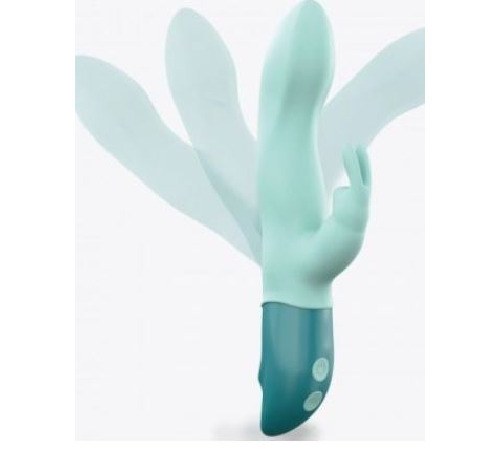 Вибратор-кролик Love To Love Hello Rabbit Menthe с гибким стволом и стимуляцией точки G, 2 мотора