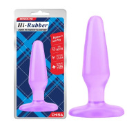 Анальная пробка Hi-Rubber Purple Chisa