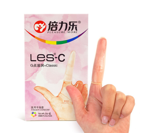 Презерватив на палець, мастило на гіалуроновій основі (8 шт.)