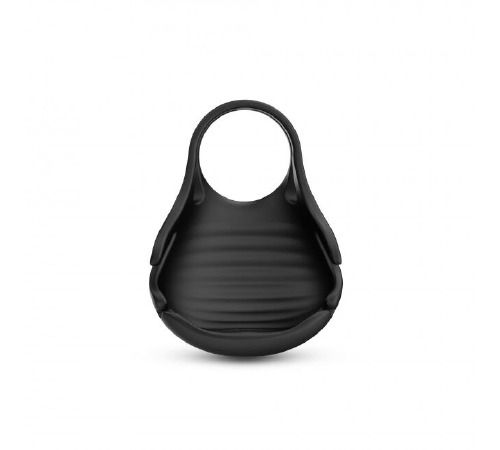 Эрекционное кольцо с вибрацией и стимуляцией мошонки Dorcel FUN BAG, перезаряжаемое