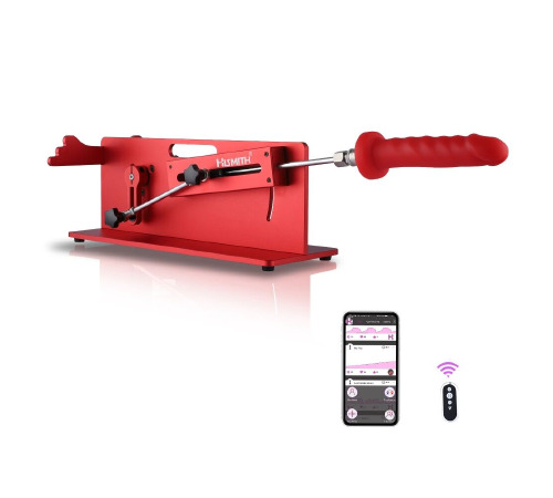Смарт секс-машина Hismith Table Top 2.0 Pro APP Red, настольная версия