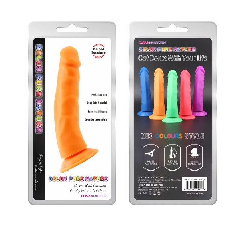 Фаллоимитатор на присоске Chisa Steven.R-Orange