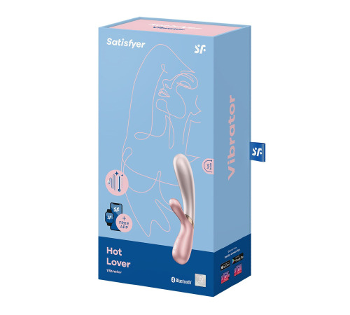 Смарт вибратор-кролик с подогревом Satisfyer Hot Lover Pink
