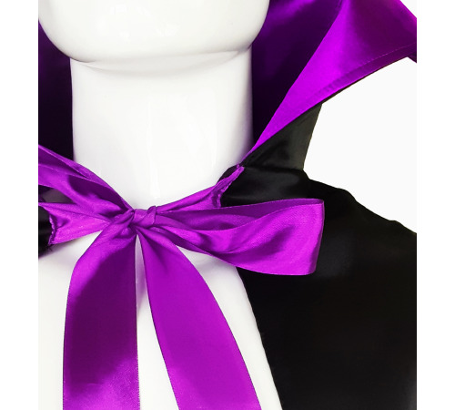 Плащ Дракулы на Хэллоуин Черно/Фиолетовый