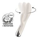Вібратор-кролик з ротацією Satisfyer Spinning Rabbit 1 Beige, 3 мотори