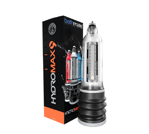 Гидропомпа Bathmate Hydromax 9 Clear (X40), для члена длиной от 18 до 23см, диаметр до 5,5см
