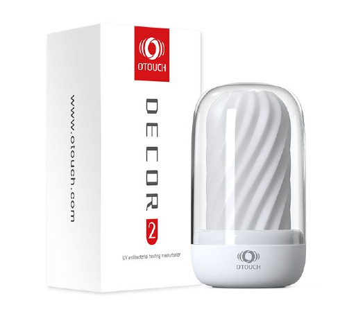 Мастурбатор Otouch DECOR 2, TPE, подогрев до 55 °C, УФ-дезинфекция