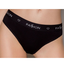 Трусики-слипы из хлопка с эластаном Passion PS004 PANTIES black, size L