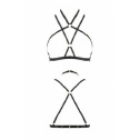 Портупея-стрепи KELIS BRA black S/M - Passion Exclusive