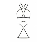 Портупея-стрепи KELIS BRA black S/M - Passion Exclusive