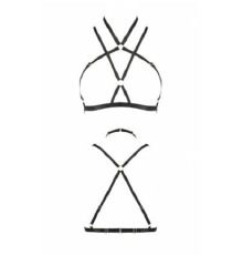 Портупея-стрепы KELIS BRA black S/M - Passion Exclusive