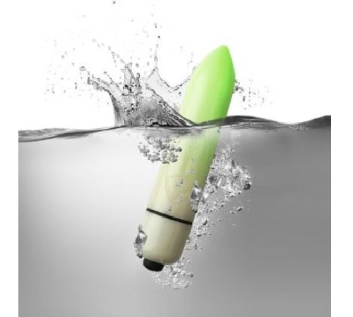 Вібропуля Rocks Off Neon - Halo, світиться в темряві