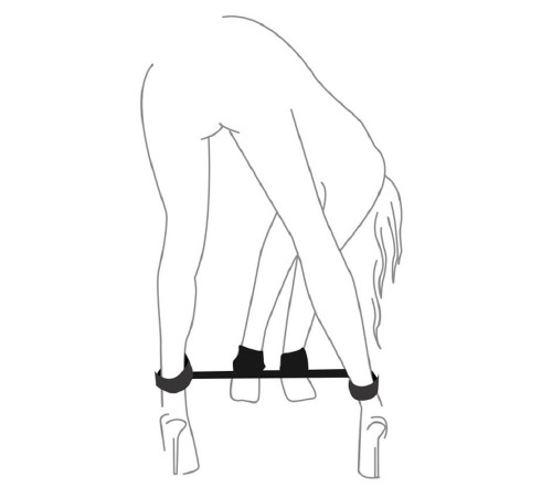 Набор для фиксации Art of Sex - BDSM Straight Line Fixation Simple