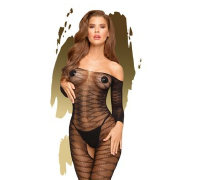 Бодистокинг с длинными рукавами Penthouse - Dreamy Diva Black XL