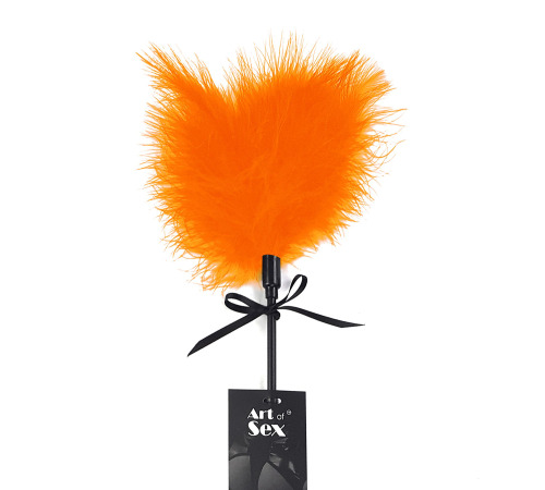 Лоскіт зі шльопалкою Піка Art of Sex - Puff Peak, колір Помаранчевий