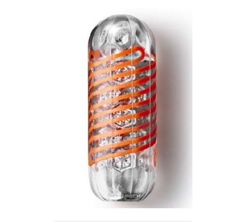 Мастурбатор Tenga Spinner 02 Hexa з пружною стимулювальною спіраллю всередині, стандартна спіраль