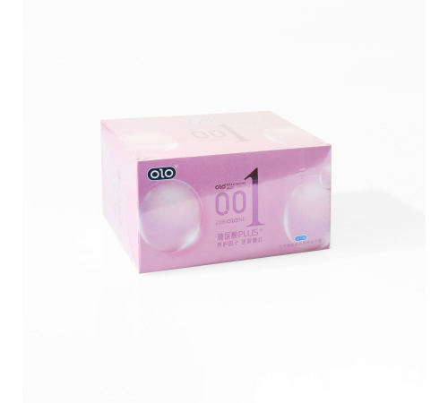 Ультратонкие презервативы ZERO OLO NE 0.01, Розовая пачка 10 шт.