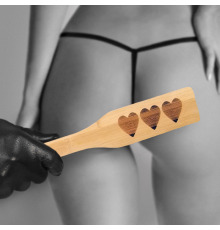 Шлепалка деревянная Сердца