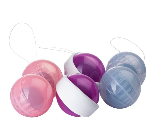 Набор вагинальных шариков LELO Beads Plus, диаметр 3,5 см, изменяемая нагрузка, 2х28, 2х37 и 2х60 г