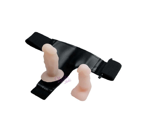 Страпон зі змінними насадками Jessica strap on BW-022034