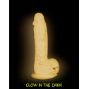 Фалоімітатор, що світиться у темряві, ADDICTION - BRANDON - 7.5 