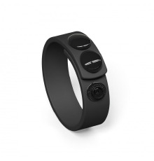 Регулируемое эрекционное кольцо на кнопках Love To Love HERO RING - BLACK ONYX