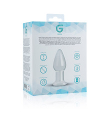 Стеклянная анальная пробка Gildo Glass Buttplug No. 24