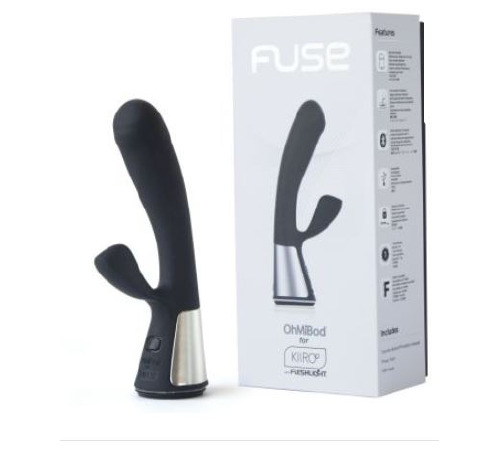Інтерактивний вібратор-кролик Ohmibod Fuse for Kiiroo Black