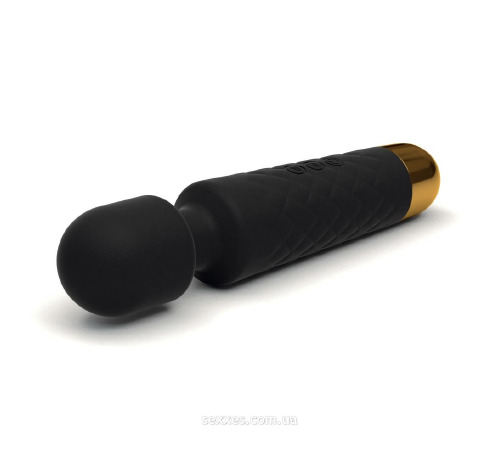 Минивибромассажер Dorcel Wand Wanderful Black мощный, водонепроницаемый, 18 режимов работы
