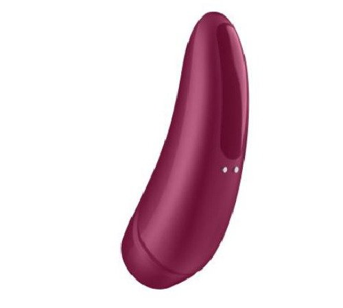 Вакуумный клиторальный стимулятор Satisfyer Curvy 1+ Rose Red с управлением через интернет