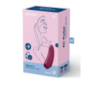 Вакуумный клиторальный стимулятор Satisfyer Curvy 1+ Rose Red с управлением через интернет