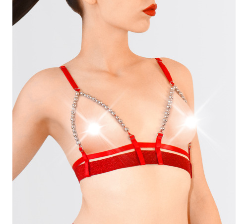 Сексуальный комплект белья Angel, размер L-2XL, цвет Красный