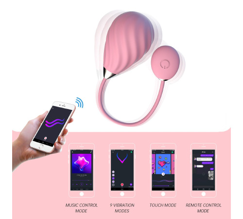 Смарт-виброяйцо Magic Motion Sundae Pink