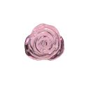 Скляна анальна пробка Pillow Talk Rosy Luxurious Glass Anal Plug, ⌀3,3 см, віброкуля в подарунок