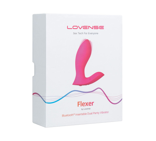 Смарт-вібратор у трусики Lovense Flexer, манливий рух + вібрація, стимуляція клітора та точки G