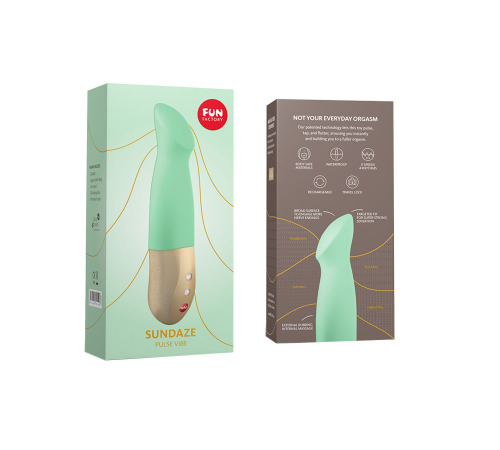 Вибратор-пульсатор Fun Factory SUNDAZE pistachio