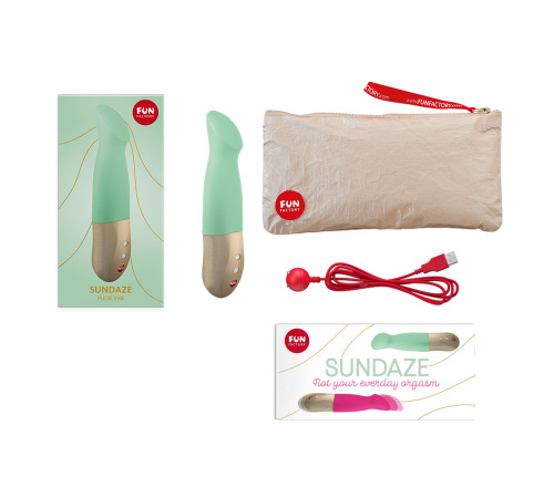 Вибратор-пульсатор Fun Factory SUNDAZE pistachio