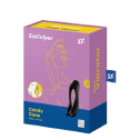 Универсальный мини вибратор на палец Satisfyer Candy Cane black