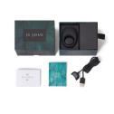 Премиум эрекционное кольцо Je Joue - Mio Black с глубокой вибрацией, эластичное, магнитная зарядка