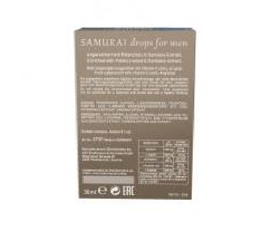 Збуджуючі краплі для чоловіків SHIATSU Samurai, 30 мл