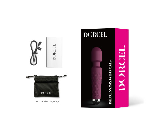 Минивибромассажер Dorcel Wand Mini Wanderful Plum