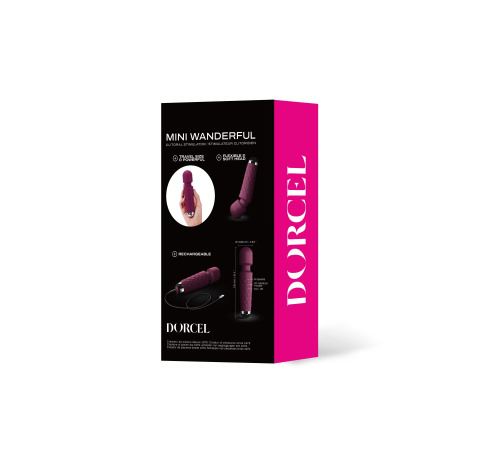 Минивибромассажер Dorcel Wand Mini Wanderful Plum