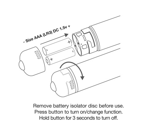 Вибропуля Rocks Off RO-120mm Frosted Fleur - Blizzard