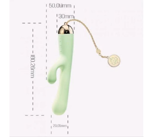 Вибратор двойной ZALO Ichigo Melon Green