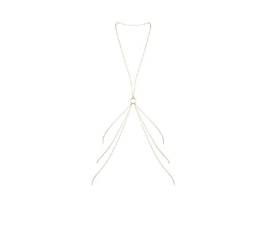 Цепочка для тела Bijoux Indiscrets Magnifique 8 Body Chain - Gold, украшение для тела