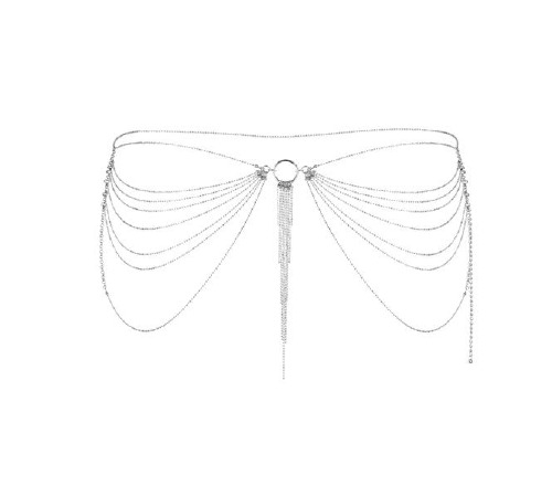Цепочка трусики или лиф Bijoux Indiscrets Magnifique Waist Chain - silver, украшение на тело