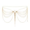 Цепочка трусики или лиф Bijoux Indiscrets MAGNIFIQUE Waist Chain - Gold, украшение на тело