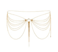 Цепочка трусики или лиф Bijoux Indiscrets MAGNIFIQUE Waist Chain - Gold, украшение на тело