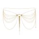 Цепочка трусики или лиф Bijoux Indiscrets MAGNIFIQUE Waist Chain - Gold, украшение на тело